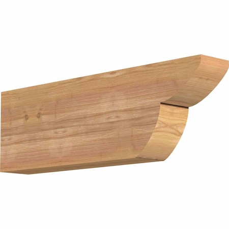 Ekena Millwork Crestline Smooth Rafter Tail, Western Red Cedar, 3 1/2"W x 8"H x 24"L RFT04X08X24CRE00SWR